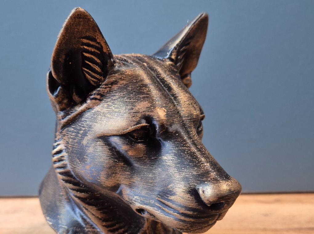 Dingo-Büste – realistischer australischer Wildhund | Hundefigur | 19 Farben & 3 Größen