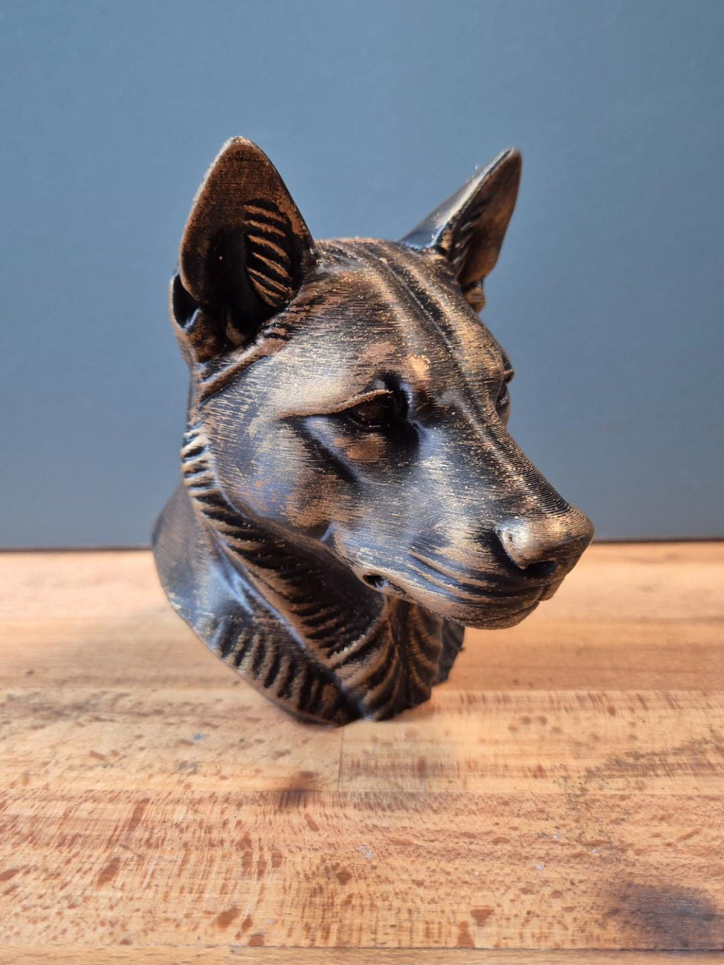 Dingo-Büste – realistischer australischer Wildhund | Hundefigur | 19 Farben & 3 Größen