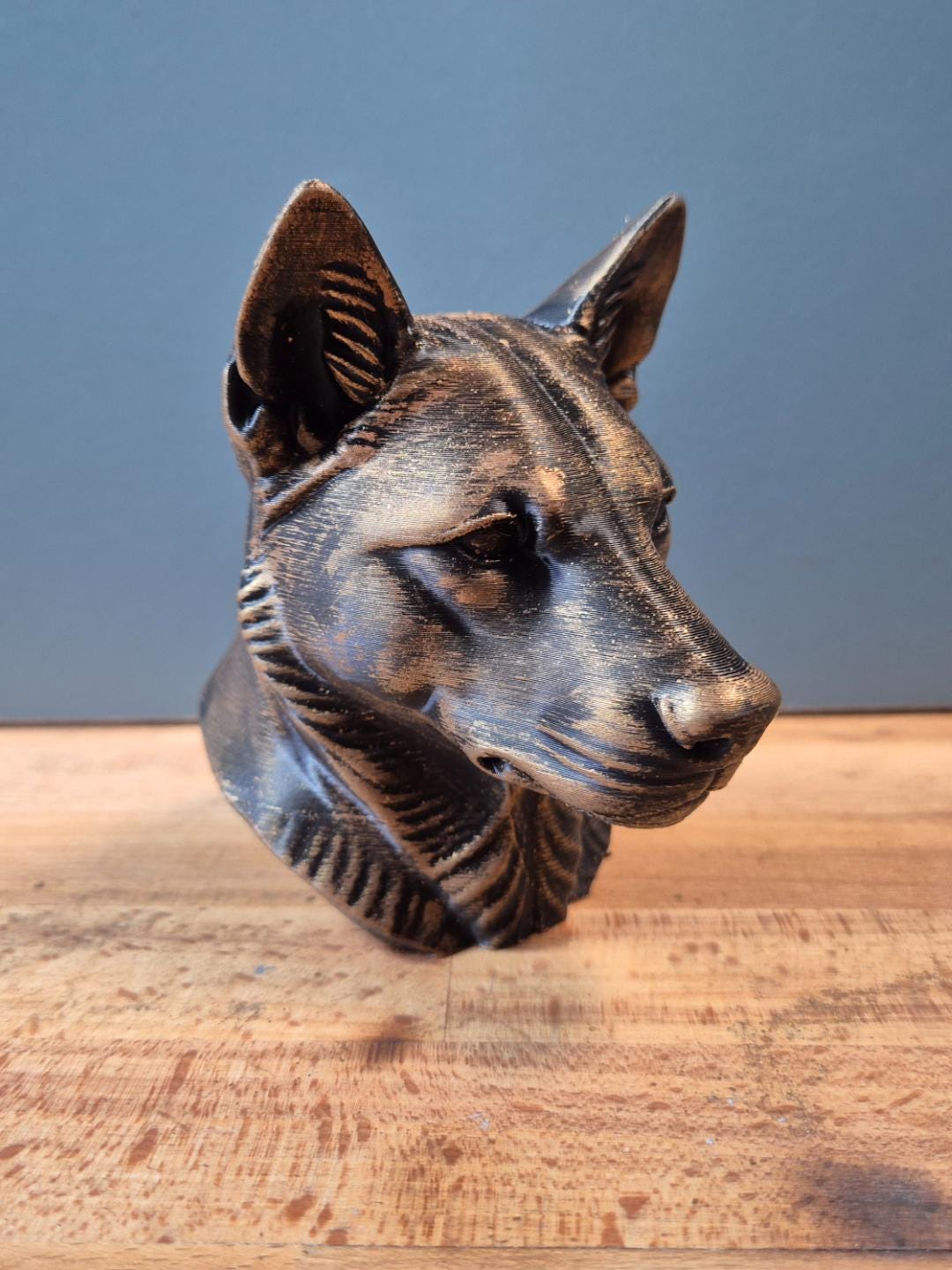 Dingo-Büste – realistischer australischer Wildhund | Hundefigur | 19 Farben & 3 Größen