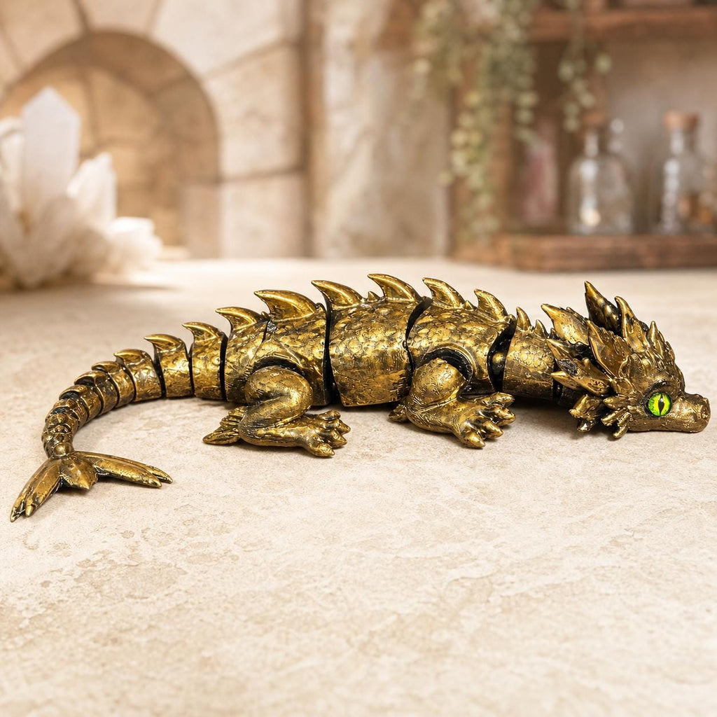 Flexi-Drache – bewegliche Fantasyfigur | 5 Größen & 7 Farben | Made in Germany FehnFactory