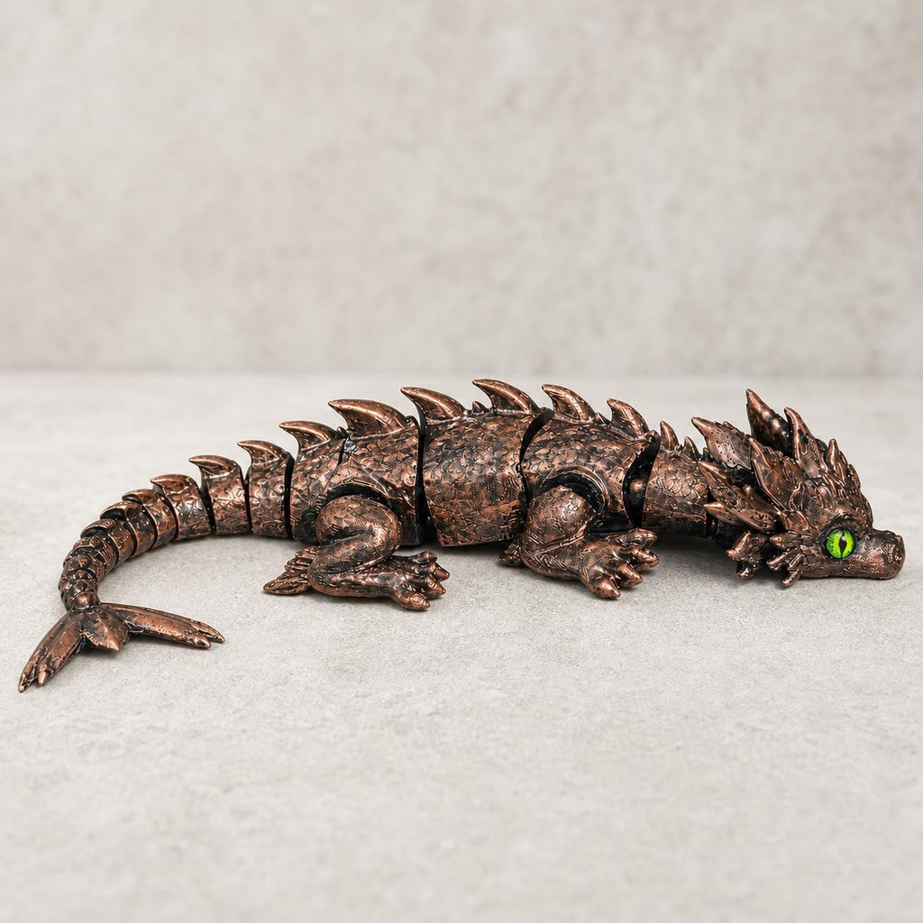 Flexi-Drache – bewegliche Fantasyfigur | 5 Größen & 7 Farben | Made in Germany FehnFactory