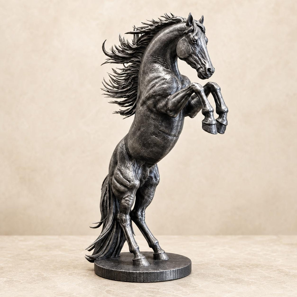 Hengstgeist – majestätische aufbäumende Pferdeskulptur | Reitsport- & Pferde-Deko | 5 Größen, 7 Farben | Made in Germany FehnFactory