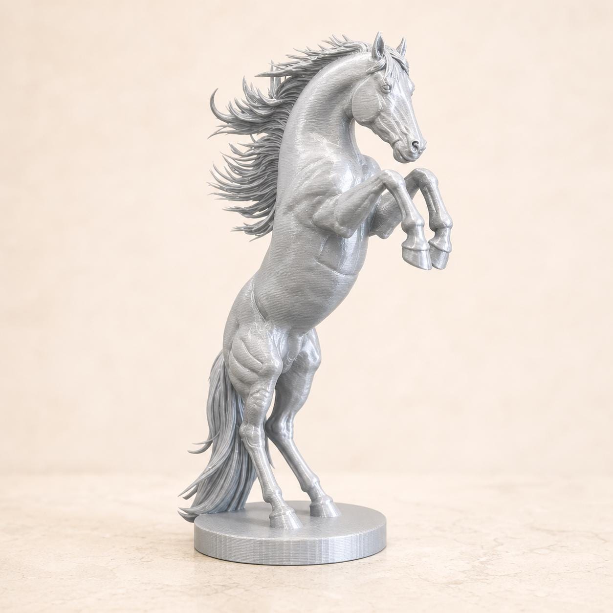 Hengstgeist – majestätische aufbäumende Pferdeskulptur | Reitsport- & Pferde-Deko | 5 Größen, 7 Farben | Made in Germany FehnFactory