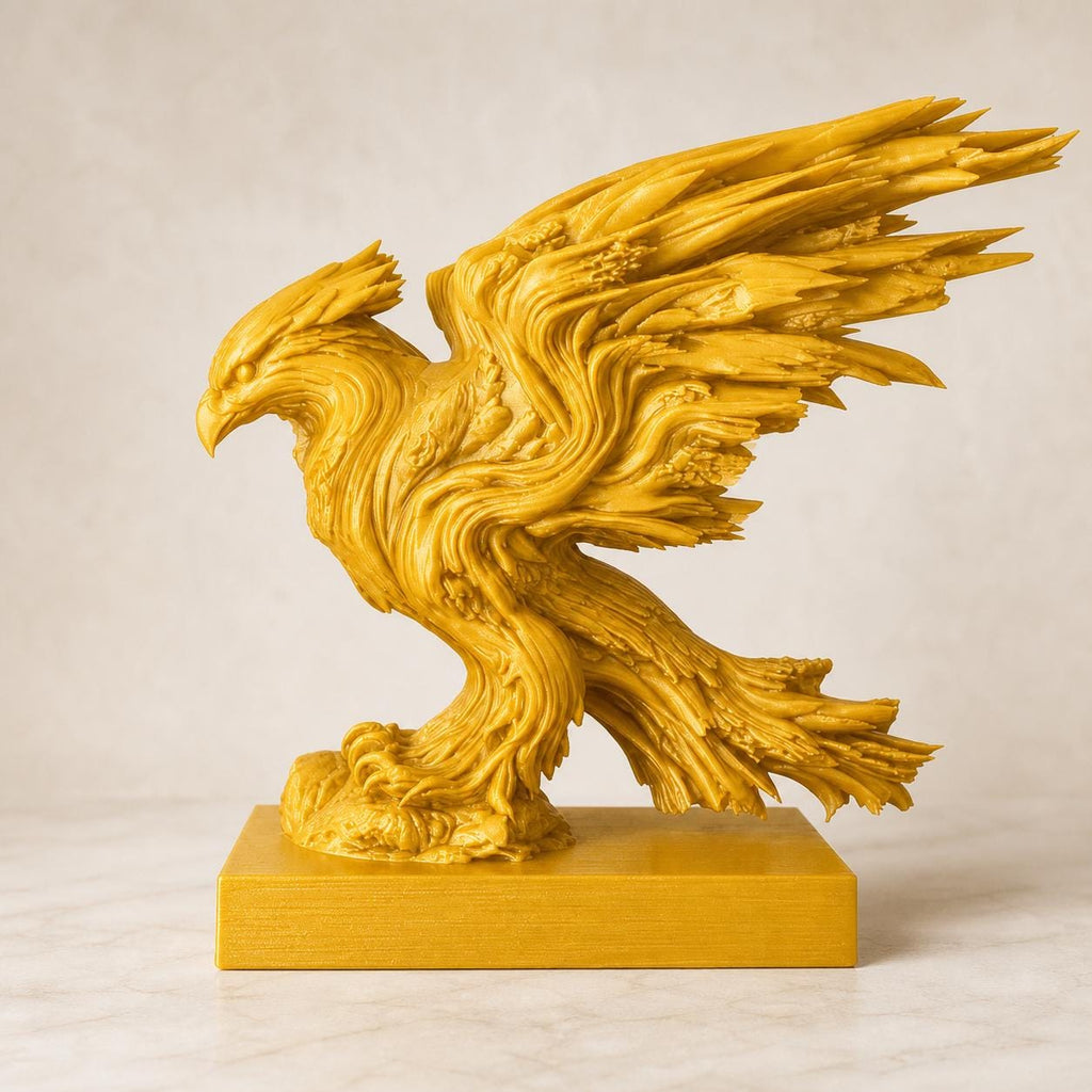 Sturmflügel-Adler – dynamische Fantasy-Adlerskulptur | Greifvogel-Deko | 5 Größen, 7 Farben | Made in Germany FehnFactory