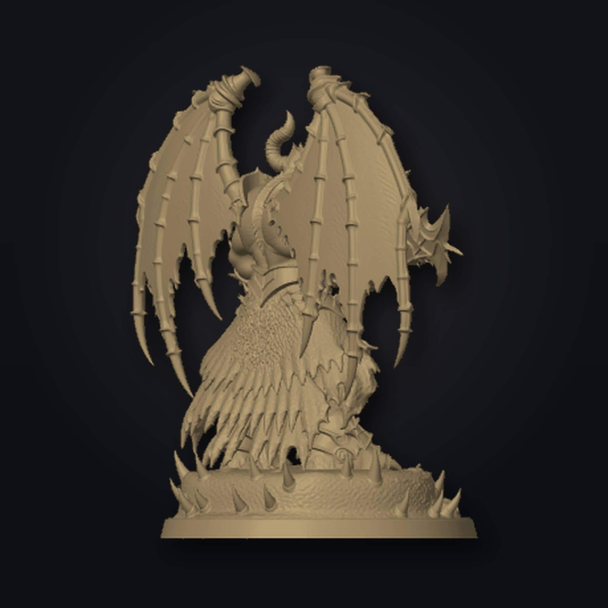 Dark Fantasy Boss 01 STL Datei | Gewerbelizenz für 3D Druck