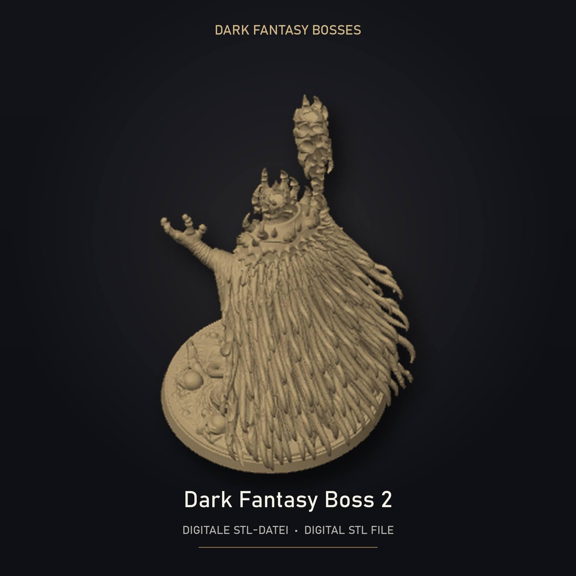 Dark Fantasy Boss 02 STL Datei | Private Lizenz für 3D Druck