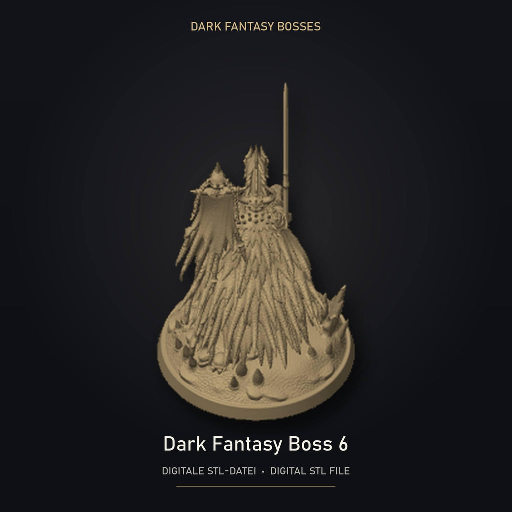 Dark Fantasy Boss 06 STL Datei | Private Lizenz für 3D Druck