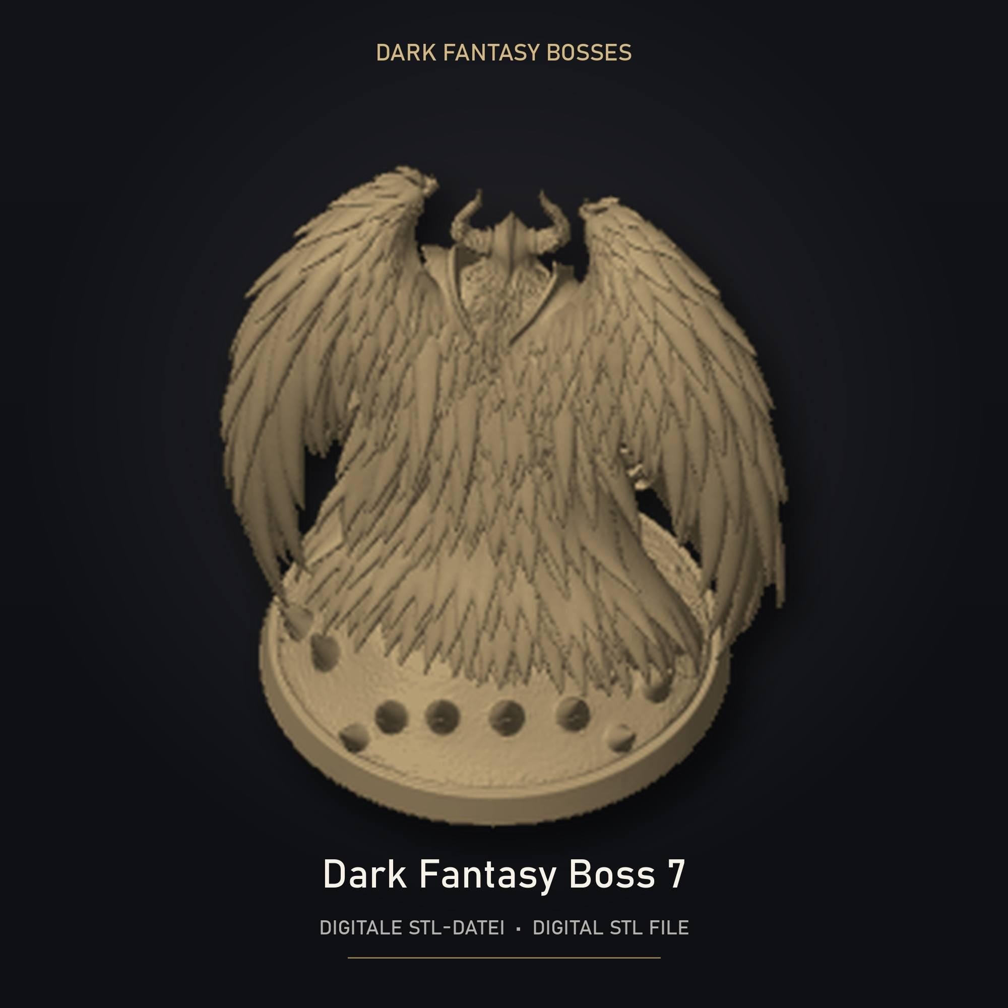 Dark Fantasy Boss 07 STL Datei | Gewerbelizenz für 3D Druck