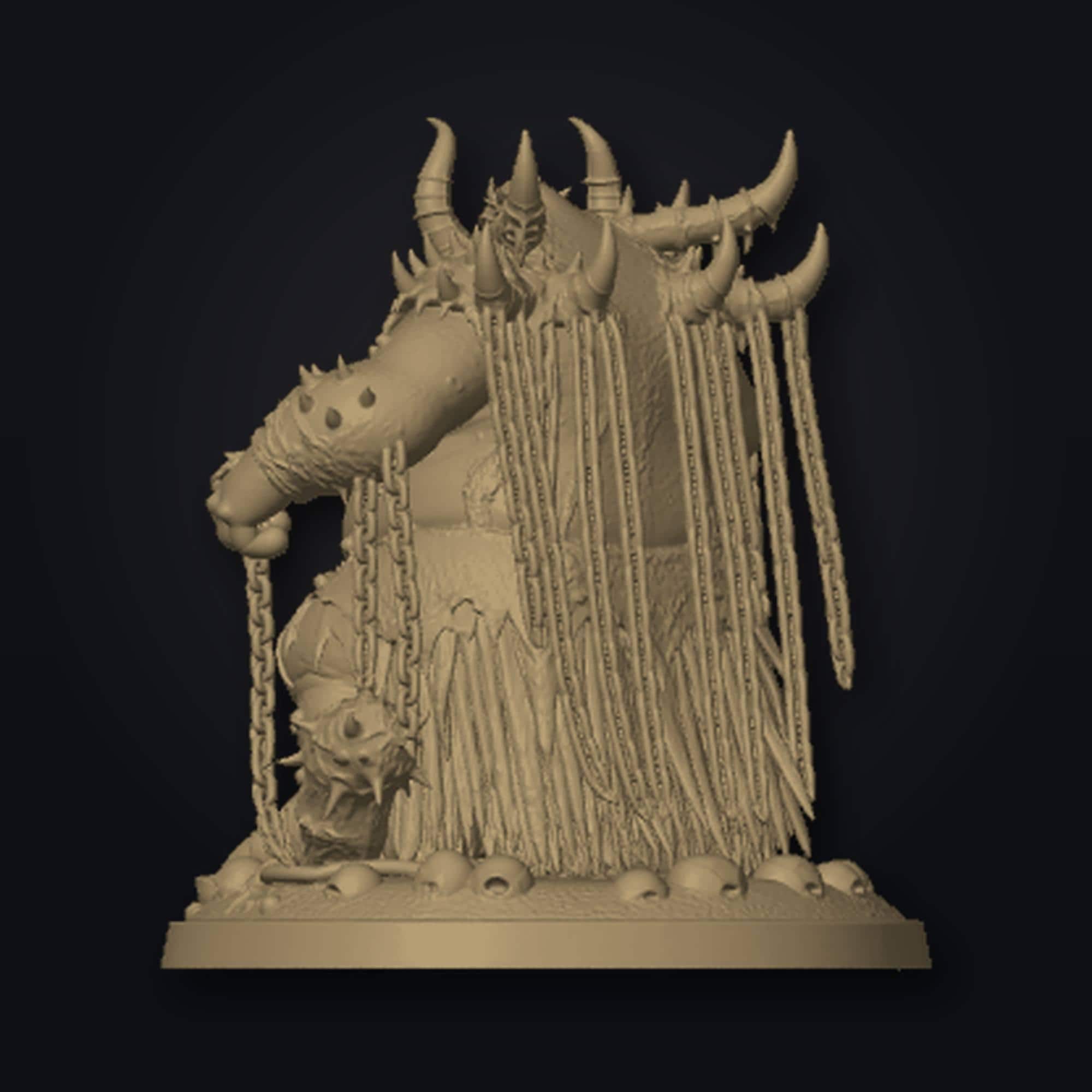 Dark Fantasy Boss 1500 - Variante 2 STL Datei | Private Lizenz für 3D Druck