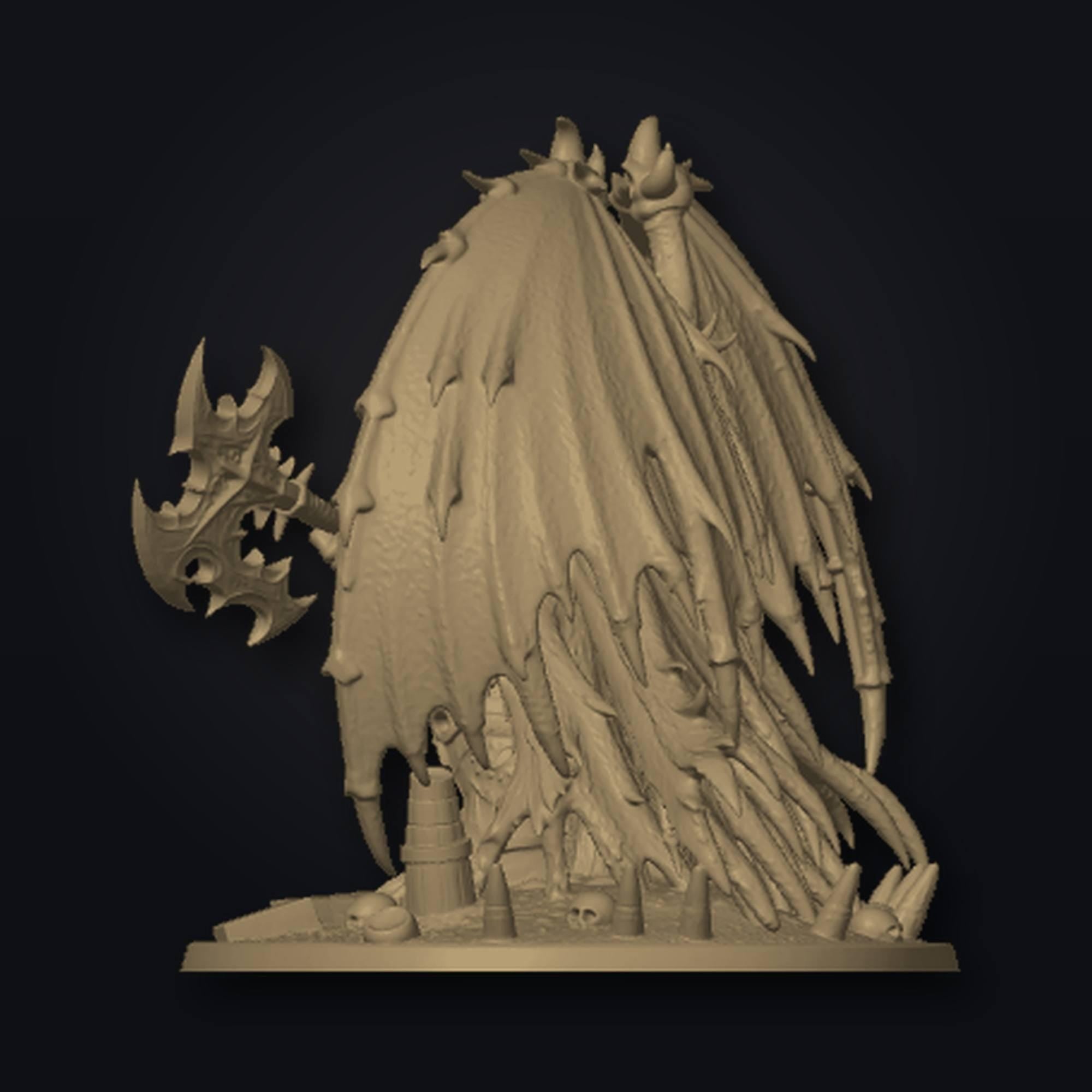 Dark Fantasy Boss 2000 - Variante 2 STL Datei | Private Lizenz für 3D Druck