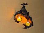 Fledermaus-LED-Teelichthalter – handbemalte Gothic-Wanddeko | 3 Größen | Made in Germany
