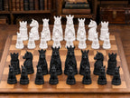 Lama-Reich – komplettes 32-teiliges Schachfigurenset | Tiermotiv | Made in Germany