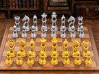 Offene Hohlformen – komplettes 32-teiliges Schachfigurenset | Modernes Design | Made in Germany