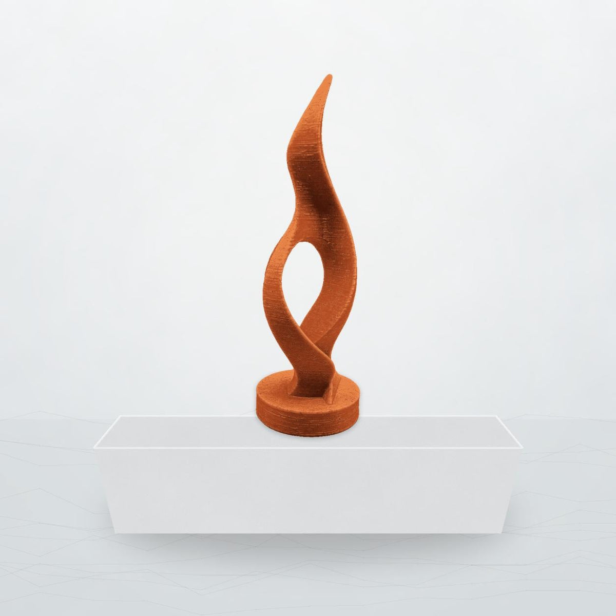 Eclipse Form – abstrakte Skulptur mit geschwungener Silhouette | Made in Germany FehnFactory