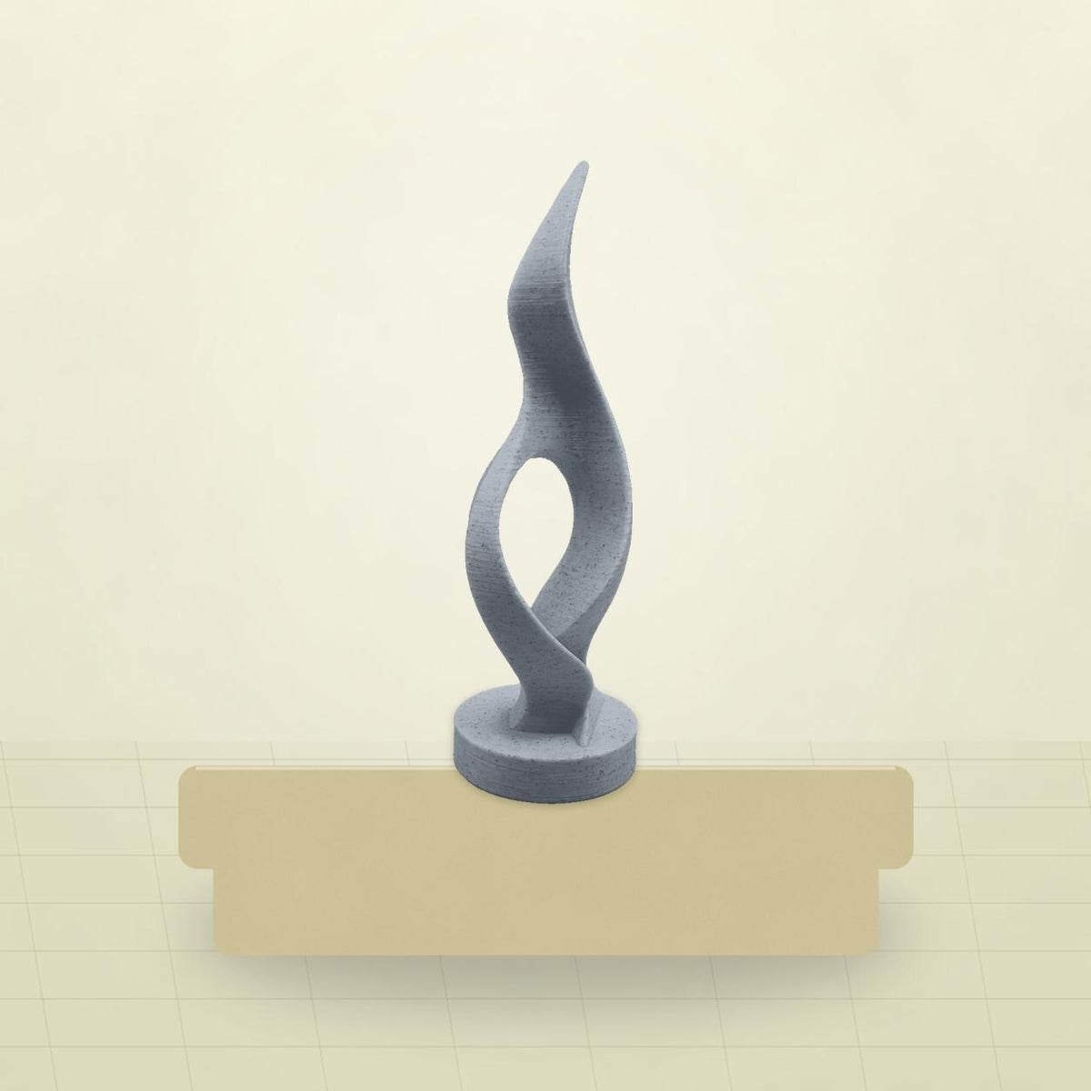 Eclipse Form – abstrakte Skulptur mit geschwungener Silhouette | Made in Germany FehnFactory