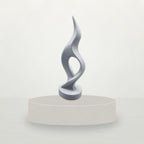 Eclipse Form – abstrakte Skulptur mit geschwungener Silhouette | Made in Germany FehnFactory