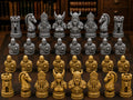 Wikingerfiguren – komplettes 32-teiliges Schachfigurenset | Historisches Design | Made in Germany