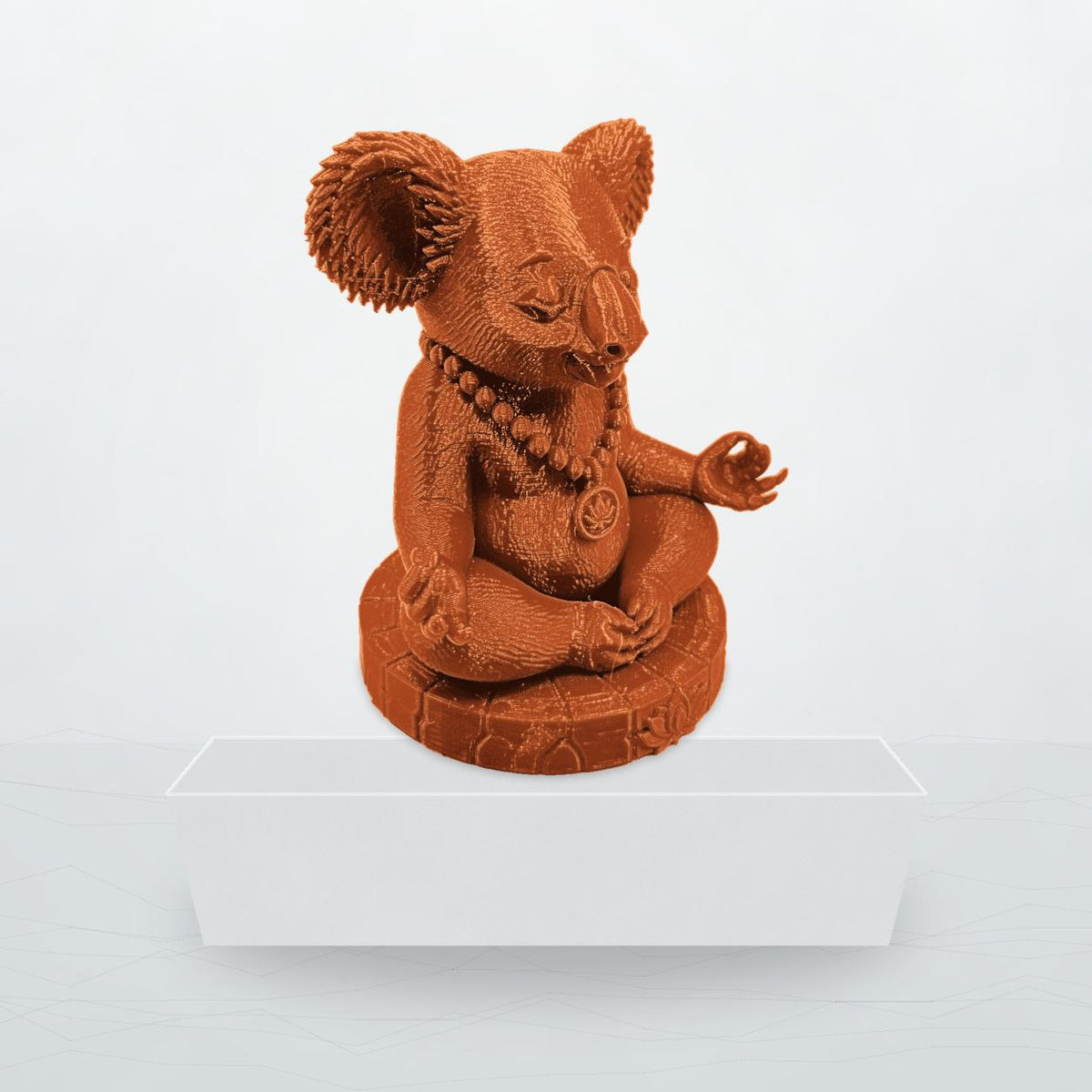 Meditierender Koala – dekorative Tier-Skulptur | ruhige Deko | Made in Germany FehnFactory