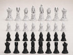 Adler-Schachfigurenset – komplettes 32-teiliges, 3D-gedrucktes PLA-Schachset | Geschenk für Schachfans | Sammlerstück | Made in Germany FehnFactory