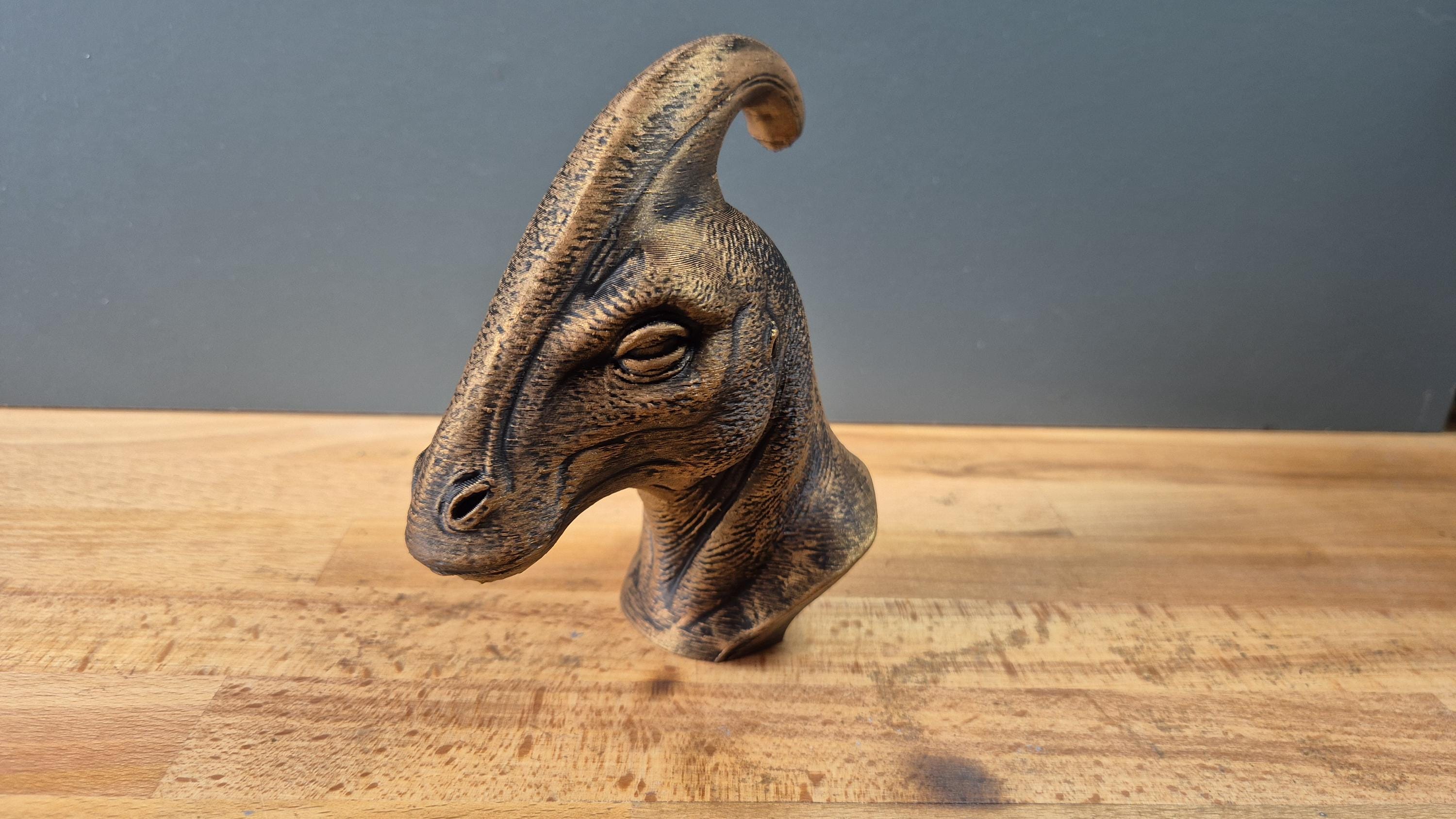 Parasaurolophus – detailreiche Dinosaurierbüste mit Kopfkamm | 19 Farben & 3 Größen | Made in Germany