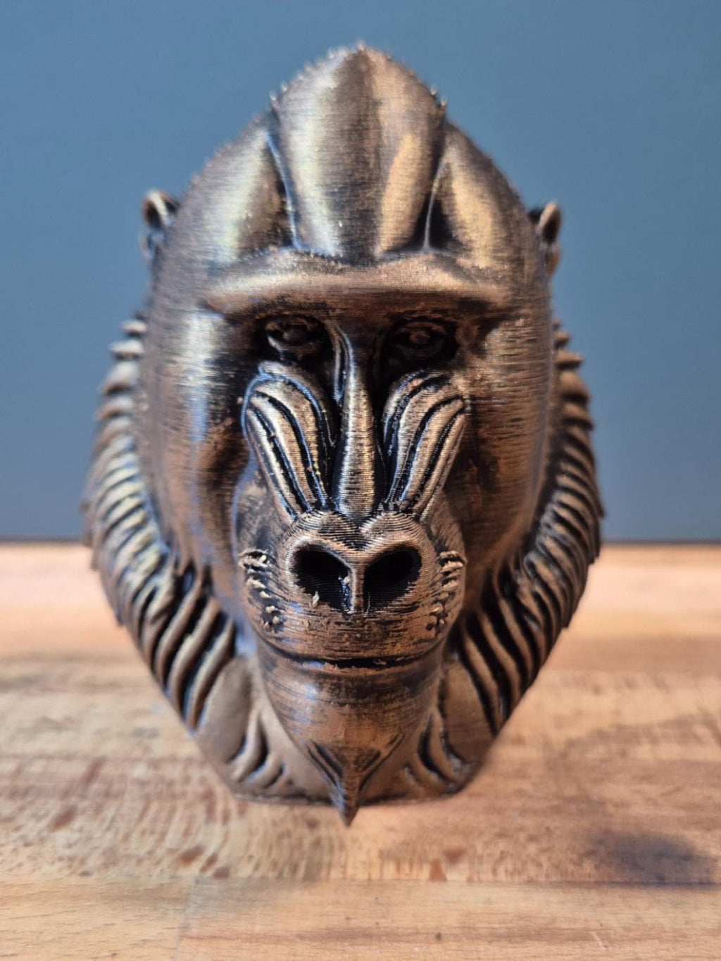 Mandrill – detailreiche Affenbüste mit markantem Gesicht | 19 Farben & 3 Größen | Made in Germany