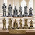 Mittelalter-Schachfigurenset – komplettes 32-teiliges, 3D-gedrucktes PLA-Schachset | Geschenk für Schachfans | Made in Germany FehnFactory