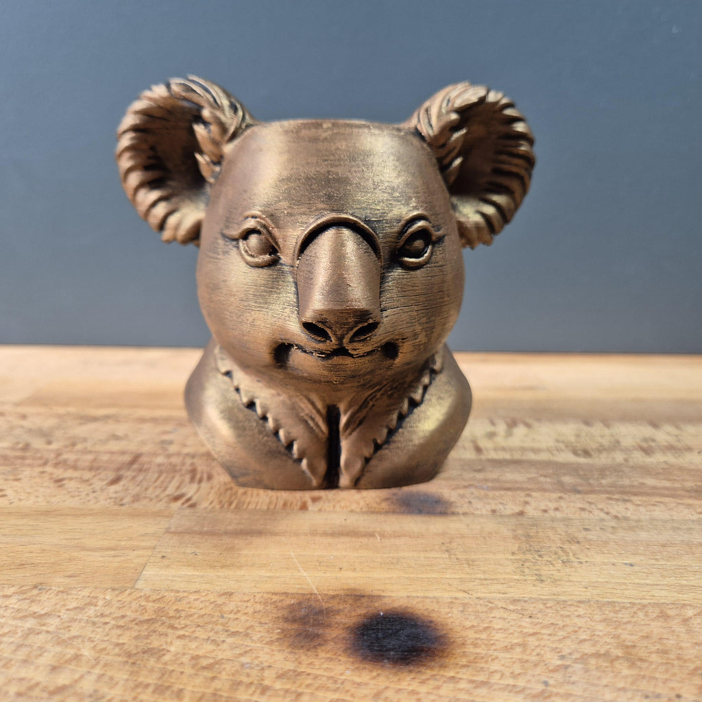 Koala – detailreiche Tierbüste mit großen runden Ohren und markanter Nase | 19 Farben & 3 Größen | Made in Germany