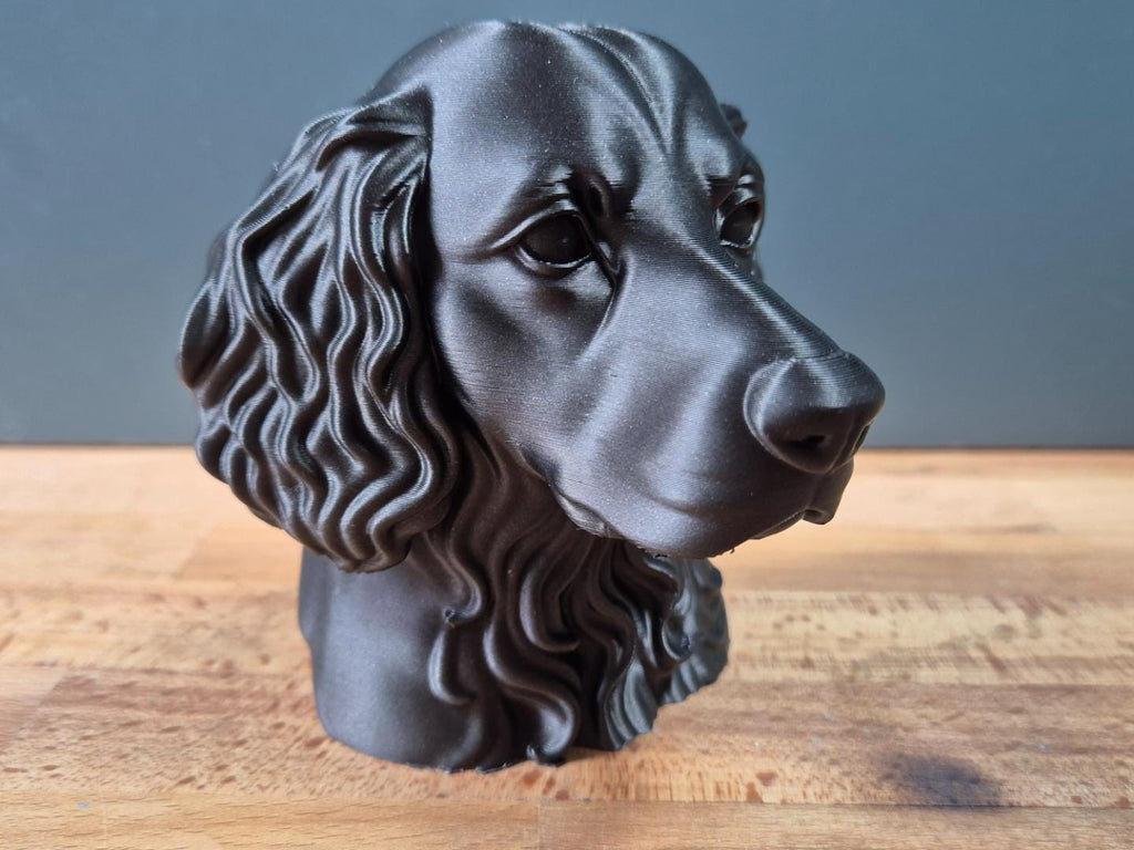 Boykin Spaniel – detailreiche Hundebüste mit langen Wellenohren | 19 Farben & 3 Größen | Made in Germany