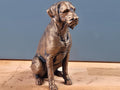 Deutsch Drahthaar – detailreiche sitzende Hundefigur | 19 Farben & 3 Größen | Made in Germany
