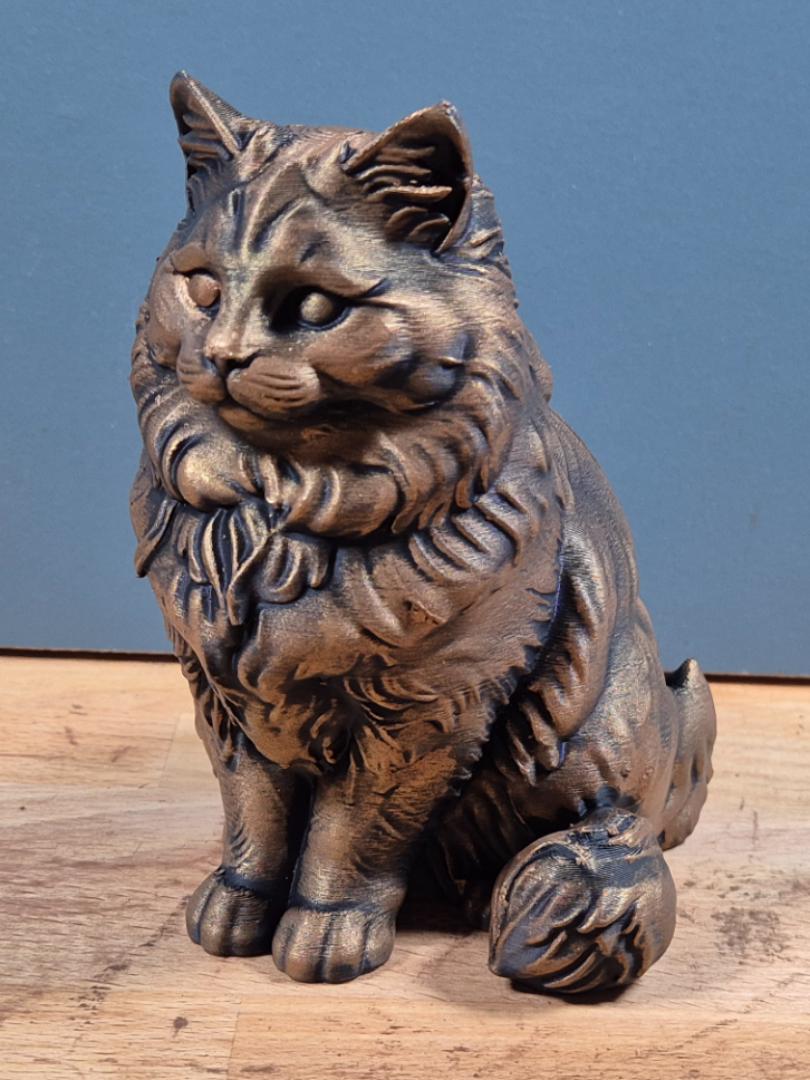 Ragdoll-Katze – detailreiche sitzende Katzenfigur | 19 Farben & 3 Größen | Made in Germany