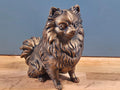 Zwergspitz Pomeranian – detailreiche sitzende Hundefigur | 19 Farben & 3 Größen | Made in Germany