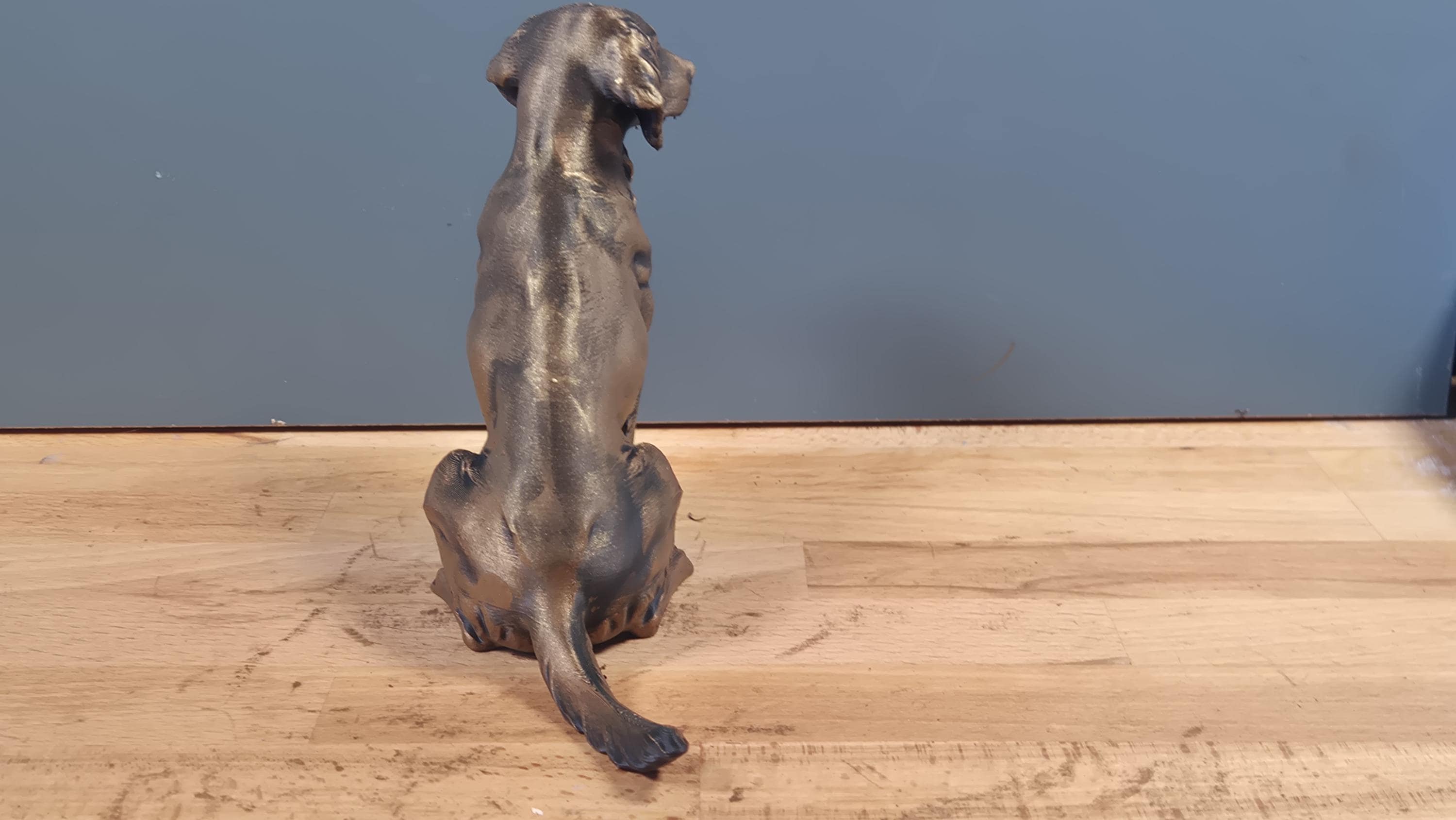 Heidewachtel – detailreiche sitzende Hundefigur | Kleiner Münsterländer | 19 Farben & 3 Größen | Made in Germany