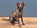 Heidewachtel – detailreiche sitzende Hundefigur | Kleiner Münsterländer | 19 Farben & 3 Größen | Made in Germany