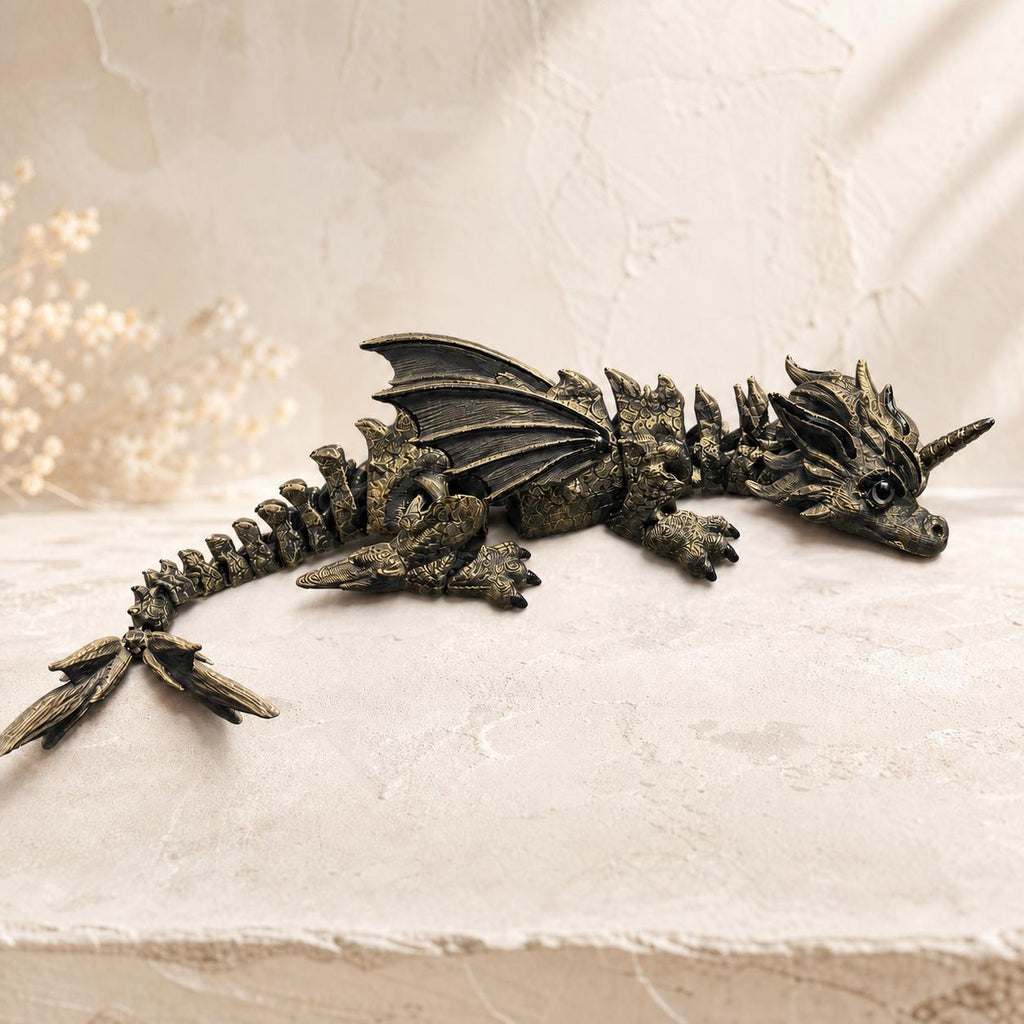 Flexi-Einhorn-Drache – bewegliche Fantasyfigur | 5 Größen & 7 Farben | Made in Germany FehnFactory
