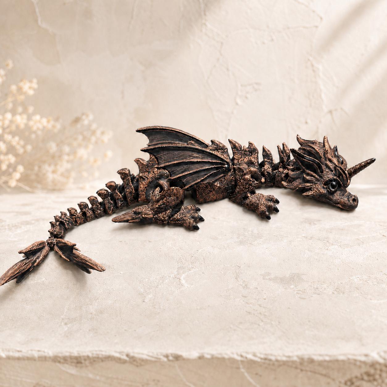 Flexi-Einhorn-Drache – bewegliche Fantasyfigur | 5 Größen & 7 Farben | Made in Germany FehnFactory