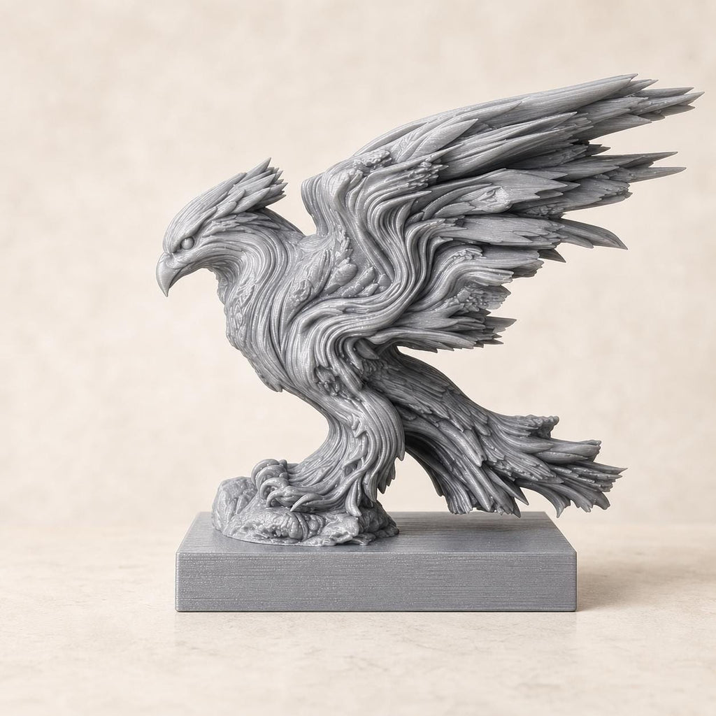 Sturmflügel-Adler – dynamische Fantasy-Adlerskulptur | Greifvogel-Deko | 5 Größen, 7 Farben | Made in Germany FehnFactory