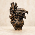 Adlergeist – Adlerskulptur im Holzschnitzstil | Adler-Deko | 5 Größen, 7 Farben | 3D-Druck Made in Germany FehnFactory