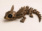 Flexi-Axolotl-Skelett – bewegliche Knochenfigur | 5 Größen, 7 Farben | Made in Germany FehnFactory