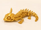 Flexi-Axolotl-Skelett – bewegliche Knochenfigur | 5 Größen, 7 Farben | Made in Germany FehnFactory