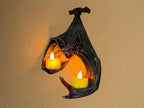 Fledermaus-LED-Teelichthalter – handbemalte Gothic-Wanddeko | 3 Größen | Made in Germany