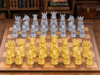 Lama-Reich – komplettes 32-teiliges Schachfigurenset | Tiermotiv | Made in Germany