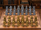 Mittelalterlicher Königshof – komplettes 32-teiliges Schachfigurenset | Historisches Design | Made in Germany