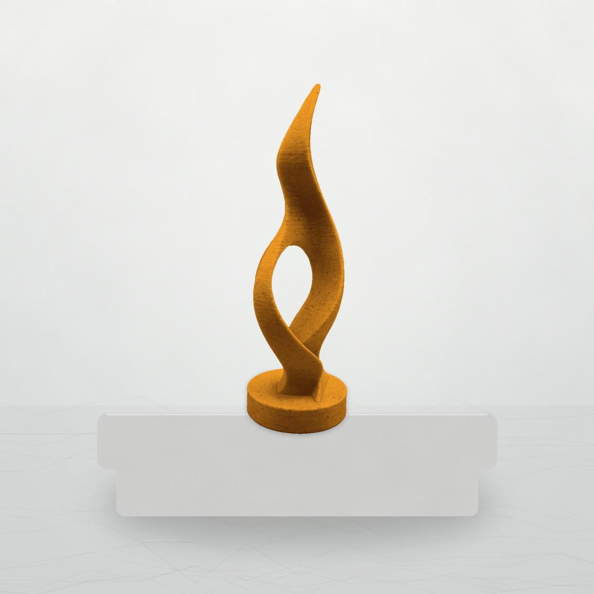 Eclipse Form – abstrakte Skulptur mit geschwungener Silhouette | Made in Germany FehnFactory