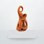 Elefant mit Spiralrüssel – abstrakte Skulptur | moderne Deko | Made in Germany FehnFactory