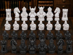 Wikingerfiguren – komplettes 32-teiliges Schachfigurenset | Historisches Design | Made in Germany