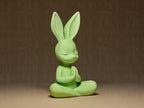 Meditierender Hase – ruhige Yoga-Hasenfigur | moderne Tierdeko | Made in Germany FehnFactory