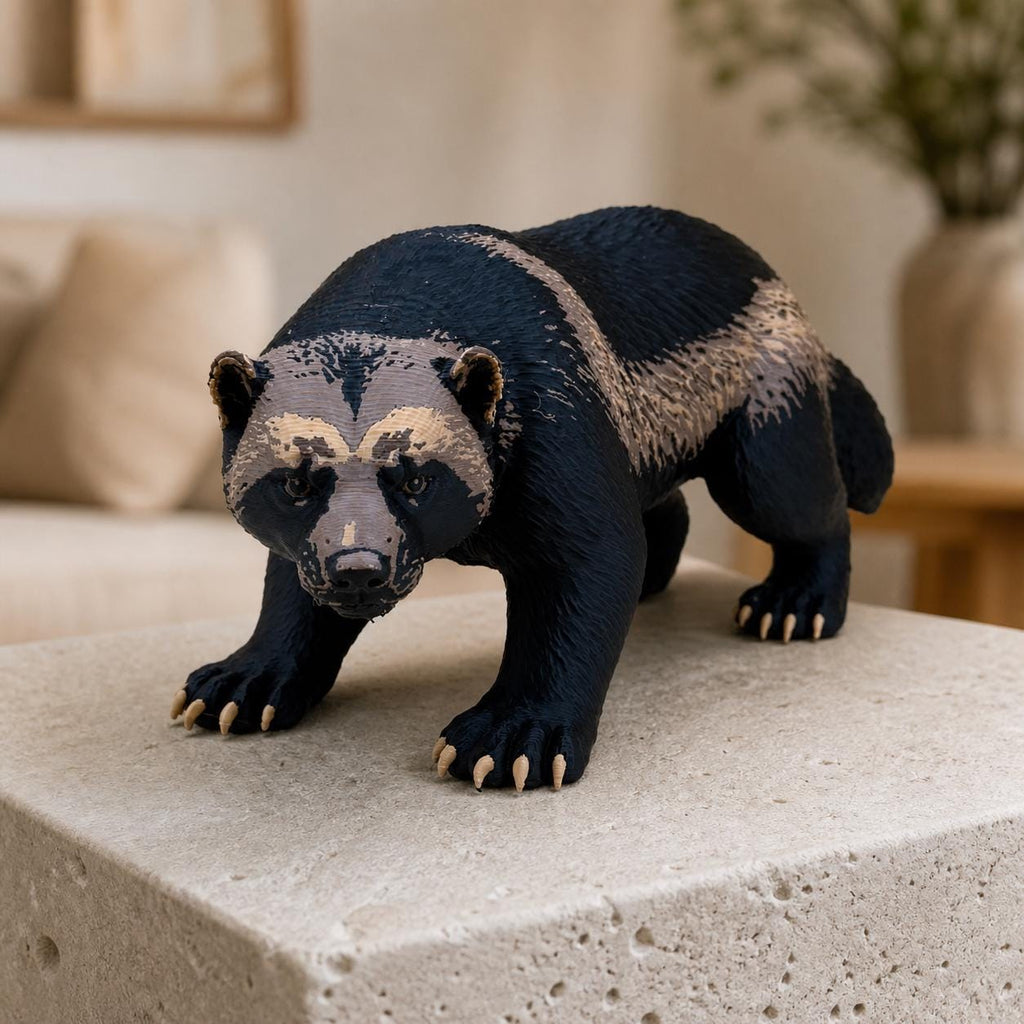 Ironclaw Wolverine – Vielfraß-Skulptur | Tierfigur | Made in Germany FehnFactory