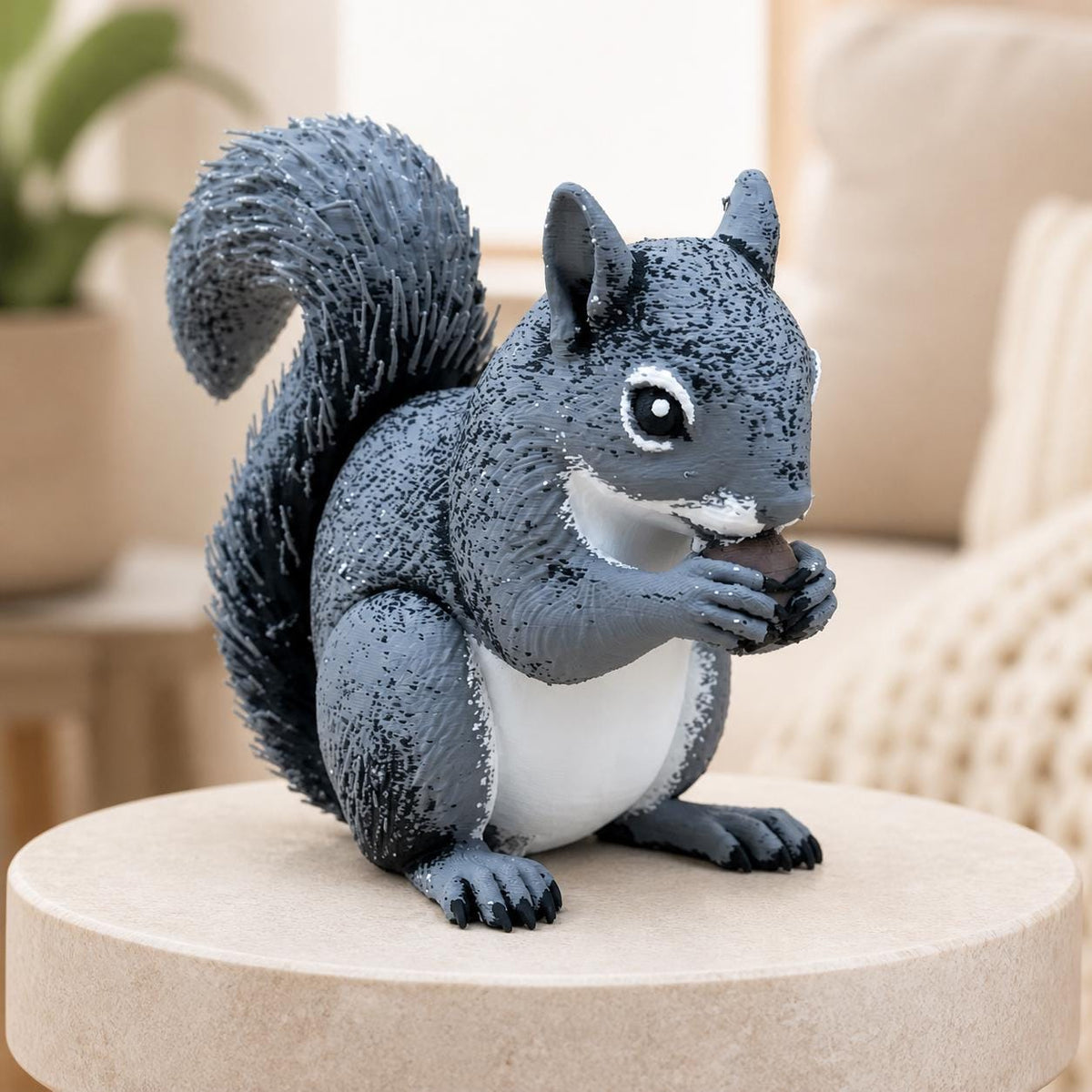 Nutty Buddy – Grauhörnchen mit Nuss | Waldtier-Figur | Made in Germany FehnFactory