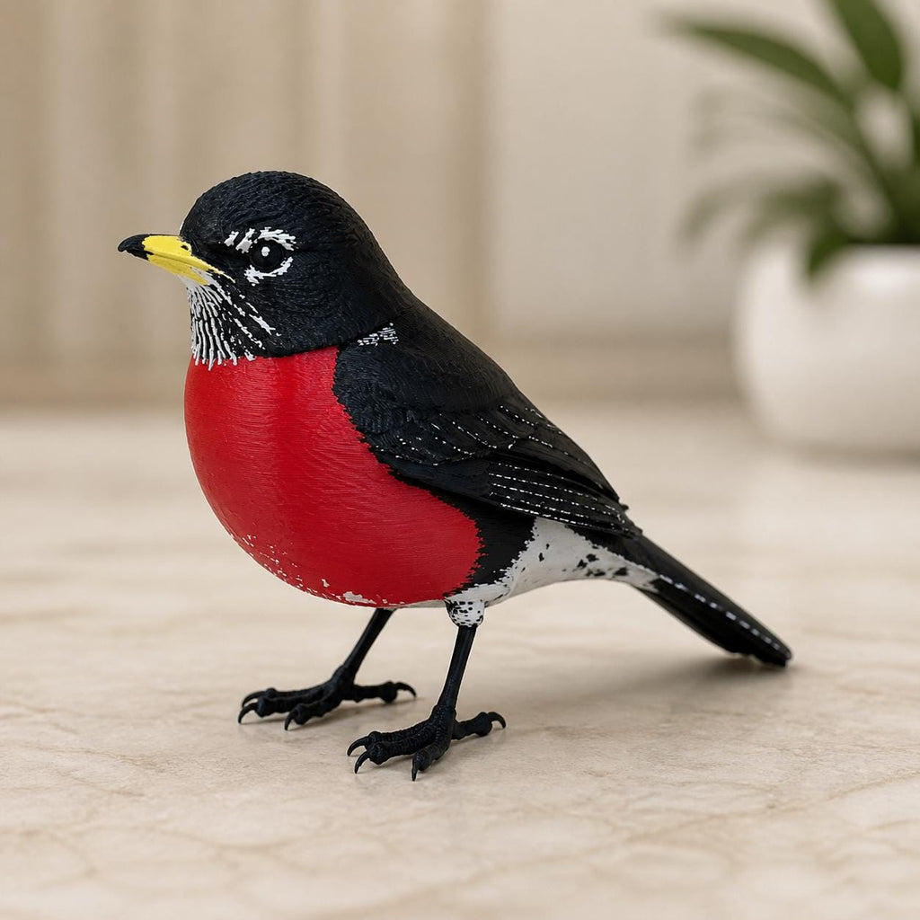 Backyard Red Robin – Amerikanische Wanderdrossel | Made in Germany FehnFactory