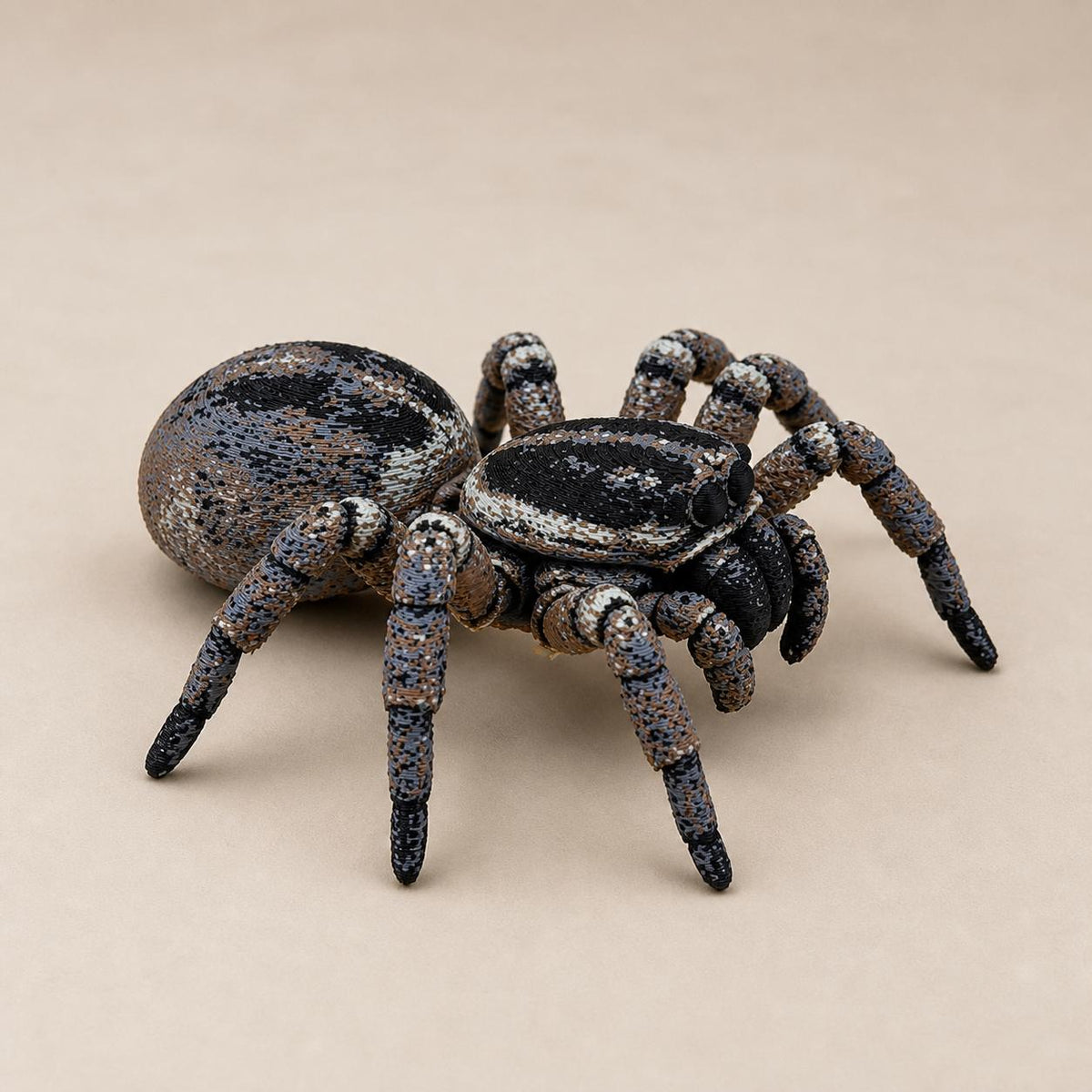 Siebenbeinige Springspinne – Asymmetrische Spinnenfigur | Made in Germany FehnFactory